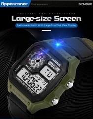 Retro Men’s Sports Watch Waterproof Luminous Wristwatch Outdoor Watch Best Gifts
