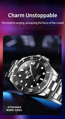 OLEVS 6650 Men Watch Classic Automatic Mechanical Watch Waterproof Luminous