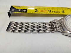 Mark Naimer Quartz Watch Chronograph Style Dial Stainless Band Repair