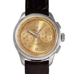 Breitling Premier AB0930F51H1P1 Stainless Steel 40.0mm Gold Dial #YKW647