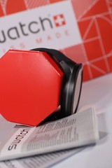 NEW LIMITED SWISS SWATCH BIG BOLD SO27B121 FUTURISTIC GREY GLOW 47MM WATCH GREEN