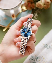 OLEVS Women’s Two Tone Stainless Steel Analog Quartz Watch