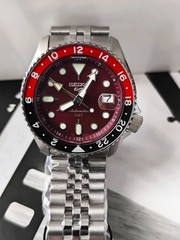 Seiko 5 Sports Asia SSK031K1 Passion Red red/black GMT (no box*)