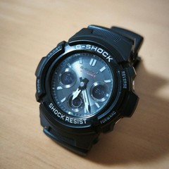 Casio G-SHOCK AWG-M100SBC-1AJF Black Solar Watch