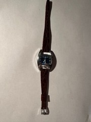 Rare Vintage 60’s Waters Watch Pristine Condition Beautiful Leather Strap