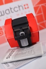 NEW LIMITED SWISS SWATCH BIG BOLD SO27B121 FUTURISTIC GREY GLOW 47MM WATCH GREEN