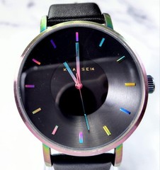 KLASSE14 Watch Custom Volare Rainbow Strap