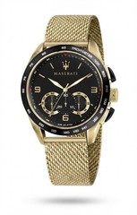 Maserati Men’s Traguardo Quartz Stainless-Steel Golden Casual Watch R8873612010