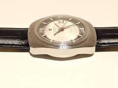 VINTAGE RARE MEN ST.STEEL SWISS ALARM MECHANICAL WATCH”TISSOT”SONOROUS NAVIGATOR