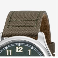 Romanson Activeus City Boy Watch Green Dial Nylon Strap Quartz