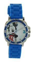 Disney Mickey Mouse Kids’ MK1266 Watch with Blue Rubber Band