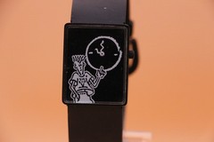 Vintage Fido Dido 7up Drink Tank Mens Watch Black White Dial – needs new battery