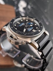 2022 Panerai Submersible 42mm Men’s Black Automatic Watch PAM00683 Complete Set