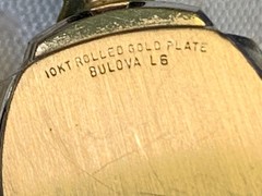 Vtg Bulova Wristwatch Swiss Made 6″ Band Clear Stones Fold Over Clasp *RUNS*