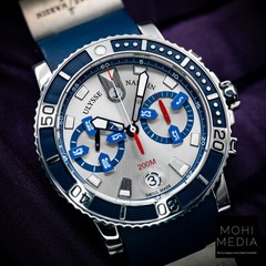 Ulysse Nardin Maxi Marine Diver Chronograph blue 43 8003-102-3/91