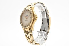 ▶️ TAG HEUER S/el Professional WG1130-0 Quartz Vintage Gold Men’s Watch Swiss