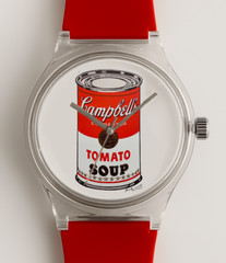 Andy Warhol Keith Haring CAMPBELL’S Tomato SOUP Pop Art Wrist Watch Wristwatch