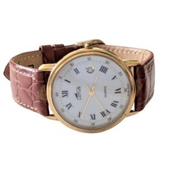 Mens Lotus Dress Watch Swiss Made Classic Dial Slim Working
