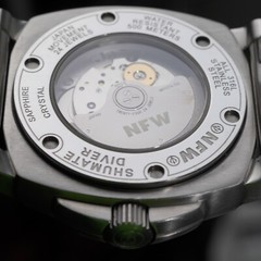NFW Shumate automatic carbon fiber 500M dive watch miyota 9015 sapphire 44mm