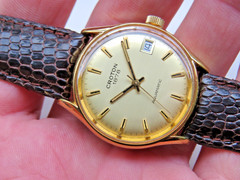 Vintage men’s automatic wristwatch CROTON 1878 AQUAMATIC Eta 2873