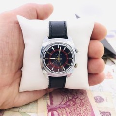 Vintage Poljot Alarm Watch USSR Soviet Blue Dial 2612.1 Manual Signal 18J