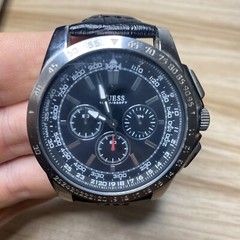 Guess Steel Men’s Date Sports Watch 100m/330ft Wate resistant ￼