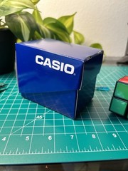 “Crimson Code” Custom Casio Calculator Watch CA53W-1