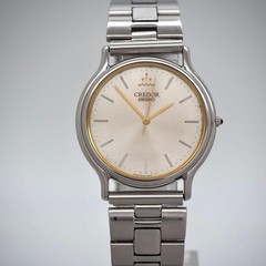 613 Working SEIKO Watch Men s CREDOR 8J81 6A30 Round