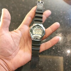 2010 Vintage Original Quartz Digital Casio Current Moon Phase W753-1AV