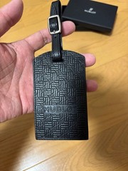 Hublot Iconic Embossed Luggage Tag Non-sale Authentic Leather Strap