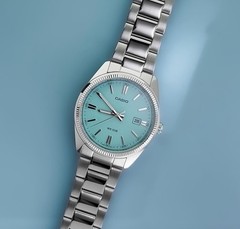 Casio MTP-1302PD-3AVEF ‘Tiffany’ Blue Dial Men’s Watch – Stainless Steel, 39mm