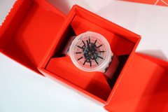 New Rare Swiss Swatch BIG BOLD BLACKINJELLY SemiTransparent Black 47MM SO27E101