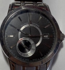Maurice Lacroix Pontos Automatic Date Power Reserve Black Dial Steel 50m