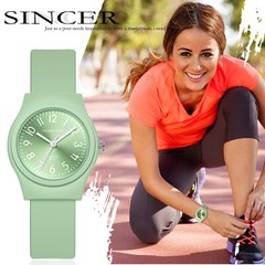 Women Girls Casual Jelly Silicone Band Students Sport Analog Quartz Wrist Watch
