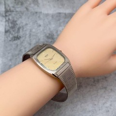 Seiko Dolce Ultra-Hard Alloy Stripe 5931-5341 Watch Ships from Japan