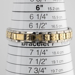 WALTHAM WAW042 Two-Tone Quartz Analog Women’s Watch Sz. 6 3/4″ New Battery