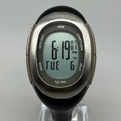 Nike Imara HRM Womens Watch 32mm Digital Black Strap SM7022 BROKEN BAACKLIGHT