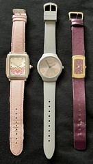 Wrist Watches Unisex Lot Of 3 (New Batteries In Each Watch)