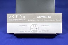 Activa Vord X Invicta Digital Men’s Watch 49mm ACW8043-003 Blue NIB