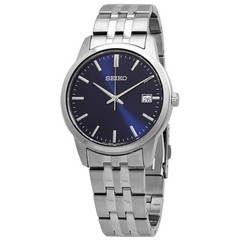 Seiko Essentials Quartz Blue Dial Men’s Watch SUR399