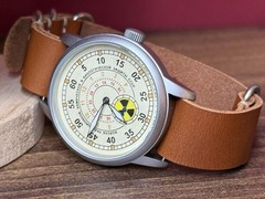 Raketa Watch Radiation Mechanical Military Wrist Russian Vintage Soviet USSR Men