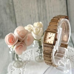 MARGARET HOWELL watch square mini gold Used From Japan Check description