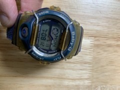 Vintage Casio Baby-G BGT-100 G-Lide Blue Translucent Digital Watch Bull Bars JDM
