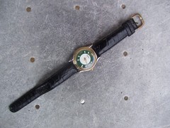 VINTAGE Men’s Fossil Watch TM-6255 WATER RESISTANT NICKEL FREE CASE LEATHER BAND