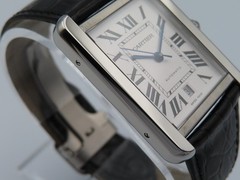 Cartier Tank Solo XL 3515 31mm x 41mm Men’s Silver Dial Automatic Watch W5200027