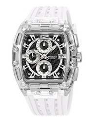 Invicta S1 Raly Transparent Chrono Men’s 42mm Black Metal D Quartz Watch 70145