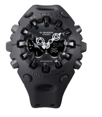 Casio G-Shock GA-V01 SERIES Analog & Digital Matte Black Resin Strap GAV01-1A