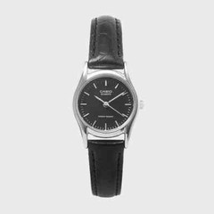 Casio LTP-1094E-1A | Classic Analog Quartz Women’s Wristwatch with Black Leather