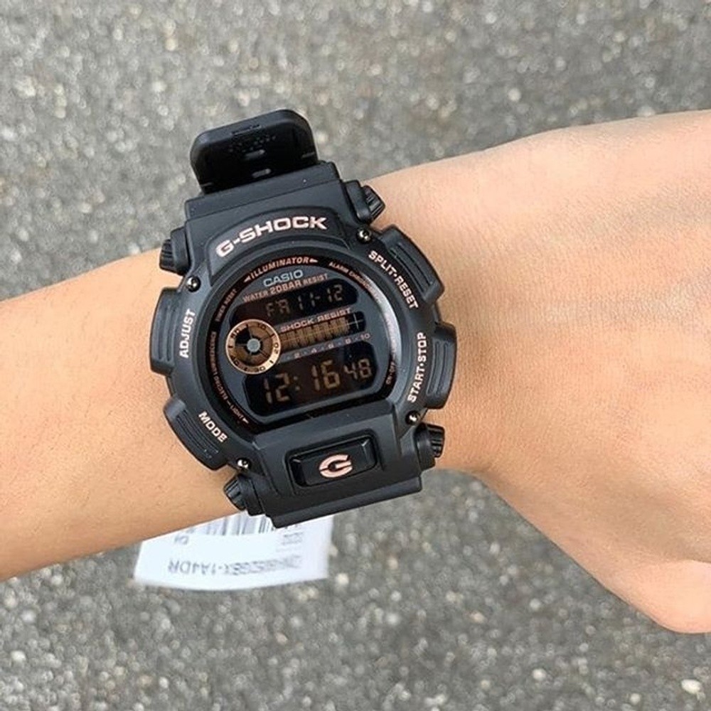 Casio G-Shock Alarm Quartz Digital Black Dial Watch DW-9052GBX-1A4DR