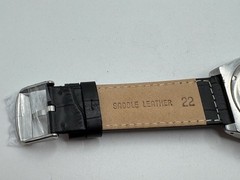 Vintage GRASS MEN’S Chronograph GM-9513 Silver Tone Quartz Watch New Battery